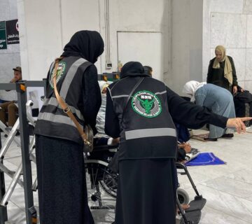 استجابة طارئة من جمعية ساعد في الحرم المكي