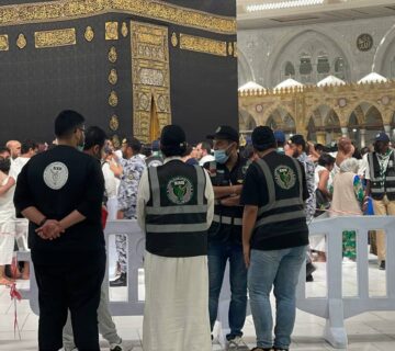 ساعد تنتشر لتغطية مناطق البحث بالحرم الشريف